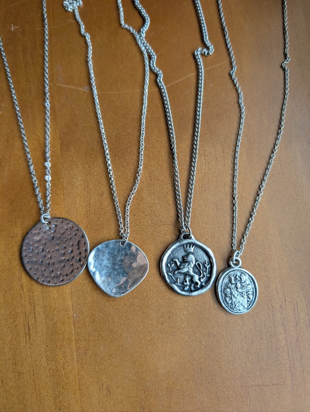 Vintage Reworked Silver Jewelry Bundle | 4 Necklaces + Earrings